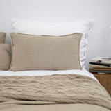 DECORATIVE PILLOWCASE 70X50 CM BEIGE