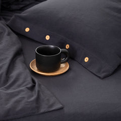 ANTHRACITE DREAM FITTED SHEET