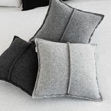 SMALL WOOL PILLOWCASE LIGHT GRAY
