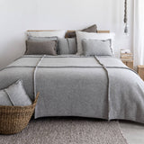 SMALL WOOL PILLOWCASE LIGHT GRAY
