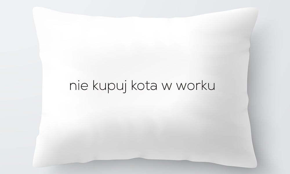 Wkłady do poduszek - na to zwróć koniecznie uwagę!