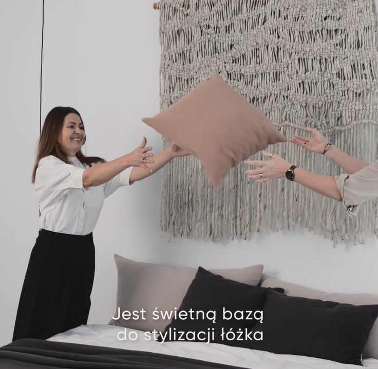 Kolekcja z miękkiej bawełny to świetna baza do stylizacji łóżka