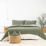 LONG MORNING PILLOWCASE OLIVE