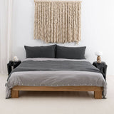 SMOOTH GRAPHITE BEDSPREAD