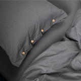 POŚCIEL PODWÓJNA SENNE MARZENIE GRAFITOWA