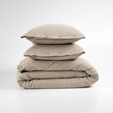 POŚCIEL PODWÓJNA SENNE MARZENIE SZAROBEŻOWA