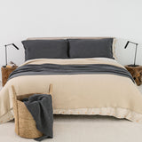 PILLOWCASE 90X50 CLASSIC PREMIUM GRAPHITE