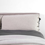 PILLOWCASE 90X50 CLASSIC PREMIUM CREAM-GRAY
