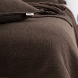 POSZEWKA GŁADKA 60X40 CM BRĄZOWA