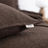 POSZEWKA GŁADKA 70X50 CM BRĄZOWA