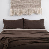 POSZEWKA GŁADKA 90X50 CM BRĄZOWA