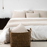 PILLOWCASE WITH BRAID 60X40 BEIGE