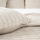 PILLOWCASE WITH BRAID 70X50 BEIGE