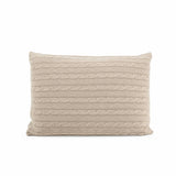 PILLOWCASE WITH BRAID 70X50 GREY-BEIGE