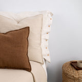 LARGE WOOL PILLOWCASE BEIGE