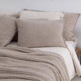 POSZEWKA ZE SPLOTEM 60X40 CM BEŻOWA