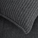 POSZEWKA ZE SPLOTEM 60X40 CM GRAFITOWA