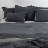 POSZEWKA ZE SPLOTEM 60X40 CM GRAFITOWA