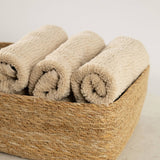 RĘCZNIK DO RĄK PREMIUM Z MIĘKKIEJ BAWEŁNY BEŻOWY