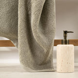 RĘCZNIK DO RĄK PREMIUM Z MIĘKKIEJ BAWEŁNY OLIWKOWY