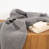 RĘCZNIK KĄPIELOWY BOHO GRAFITOWY