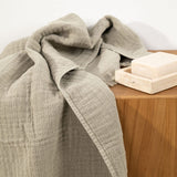 RĘCZNIK KĄPIELOWY BOHO OLIWKOWY