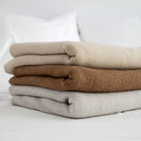 HERRINGBONE BLANKET LIGHT GRAY