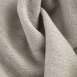 HERRINGBONE BLANKET LIGHT GRAY