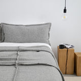 LONG WOOL PILLOWCASE ASH
