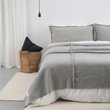LONG WOOL PILLOWCASE ASH