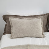 LONG WOOL PILLOWCASE BEIGE 