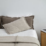LONG WOOL PILLOWCASE BEIGE 