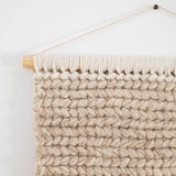 WOOLEN WALL KILIM BEIGE 70X105CM