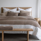 CLASSIC PREMIUM BEDSPREAD DARK BEIGE